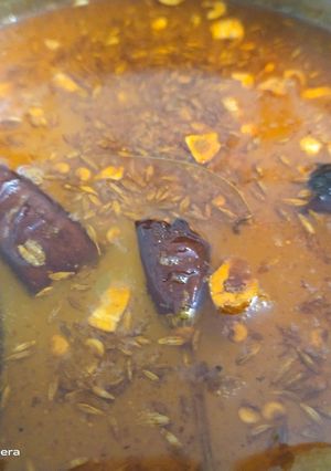 A picture of Lahsuni moong daal.
