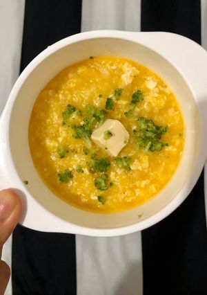 Foto resep Mpasi 8 bulan(Nasi kentang, telur, kembang kol, ayam kampung)