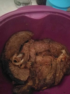 A picture of Pork chops.