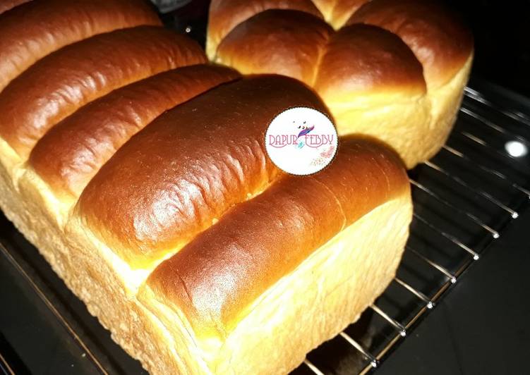 Cara termudah untuk Cepat SempurnaKiller Toast Bread (Roti Tawar) Super Empuk 1x Proofing