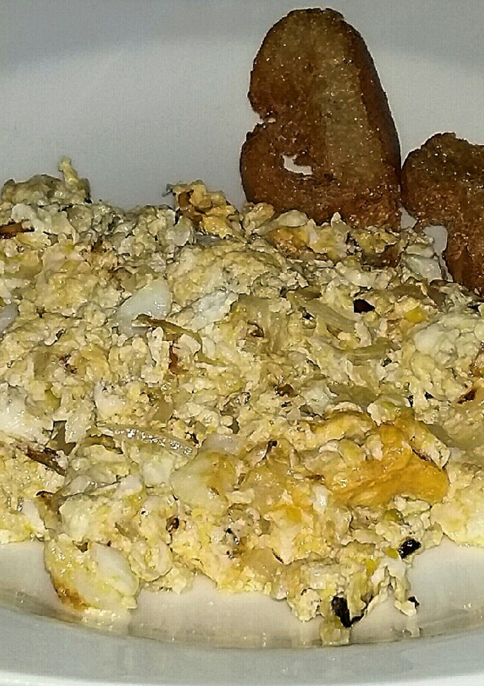 Una foto de Revuelto de bacalao