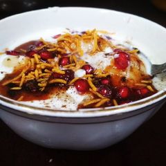 Dahi bhalla A picture of Dahi bhalla.