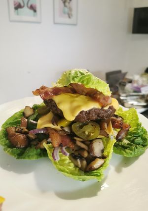 Low carb "hambi" recept fotója