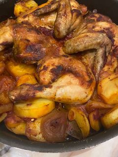 صورة لوصفة صينية بطاطس بالدجاج 🍗🥔