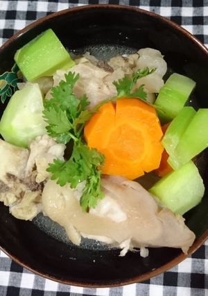 Hình của món Dựng heo hầm susu cà rốt.