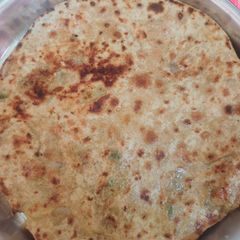 Potato onion paratha A picture of Potato onion paratha.