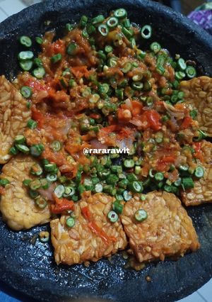 Foto resep Tempe penyet sambel terasi