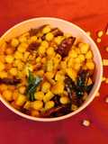 Kabuli chana Sundal (Garbanzo beans)