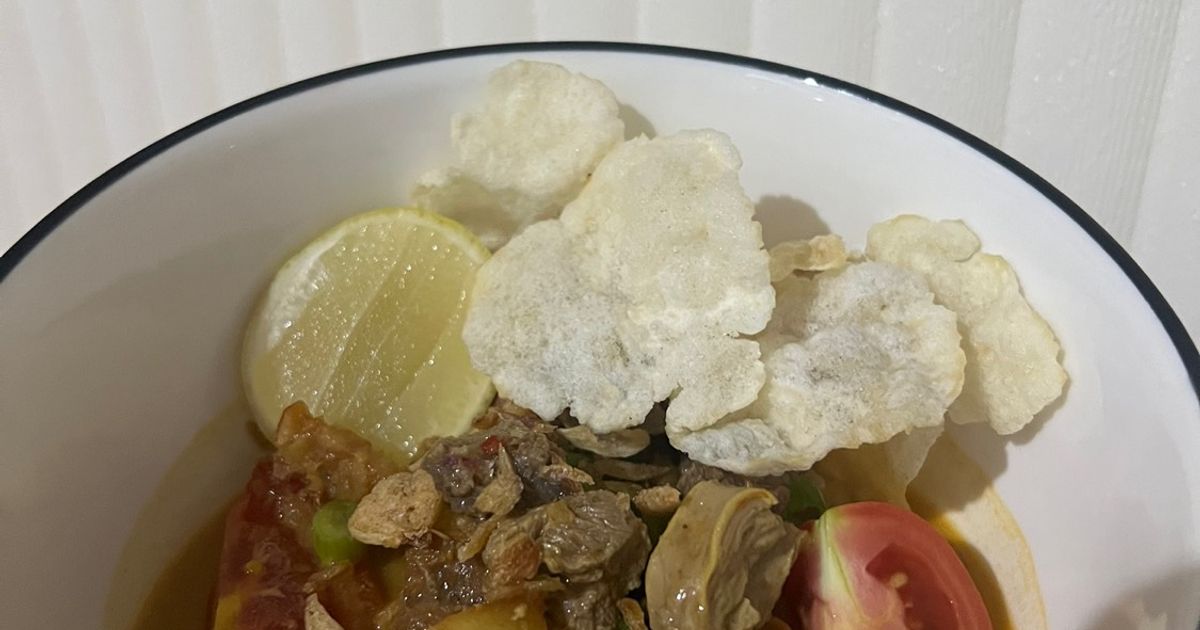 Soto Betawi bumbu “bamboe”
