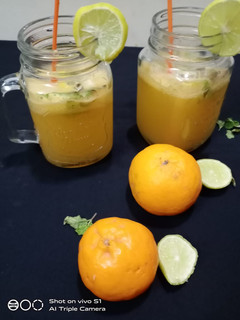 A picture of Orange mojito.