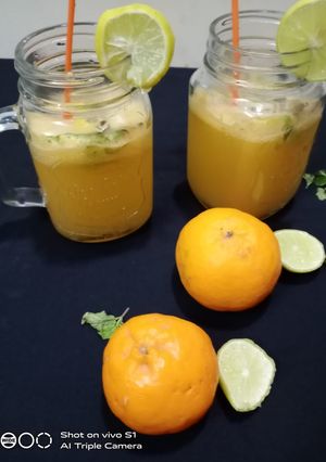 A picture of Orange mojito.