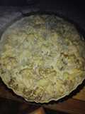 Tarta simple de coliflor