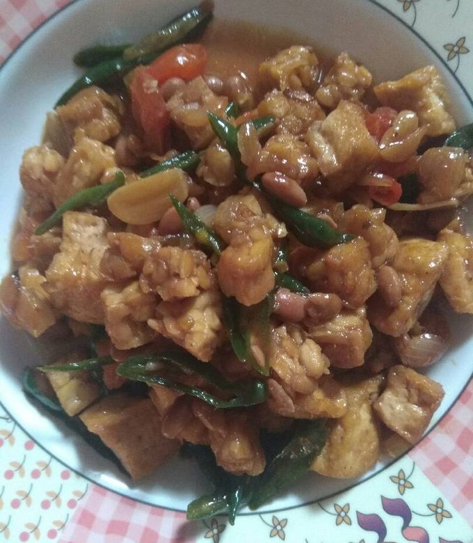 Foto resep Tahu tempe tauco pedas gurih