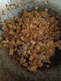 Tumis Kentang Ayam (isian arem arem)