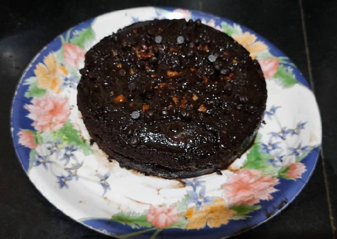 ragi flour wallnuts chocolate sponge cake recipe main photo
