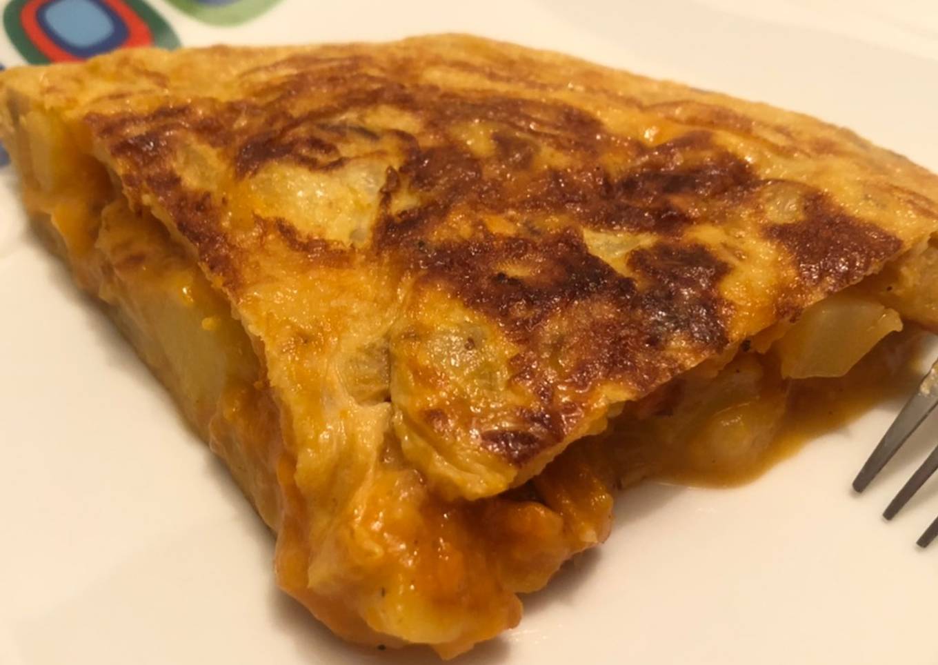 Tortilla de patata y boniato