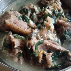 A picture of White soup (Nsala).