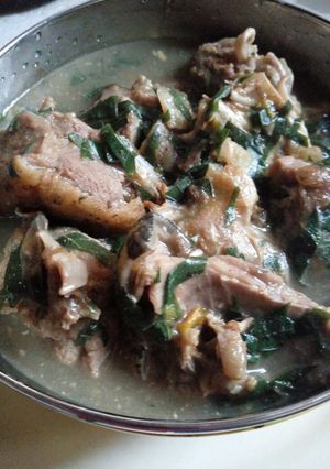 A picture of White soup (Nsala).