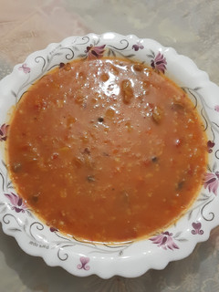 عکسی از دستور سوپ سبزیجات بدون مرغ و سریع