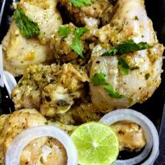 A picture of Afghani chicken.