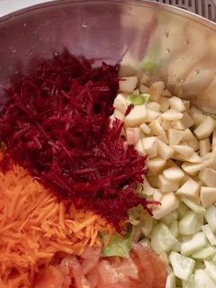 Foto de Salada de Beterraba com Maçã