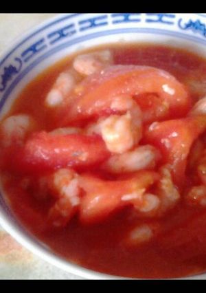 Foto resep ⚀ sindim tomat udang ⚀ ( ･ิ..･ิ )