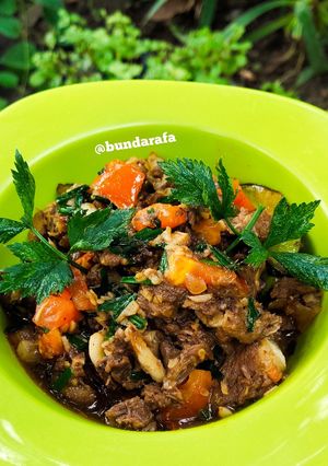 Foto resep Oseng daging iga sapi
