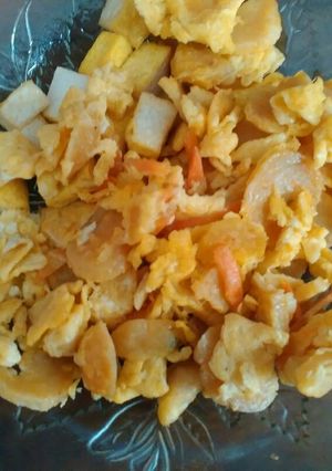 Foto resep Orak-arik gurih telur plus bakso & tahu