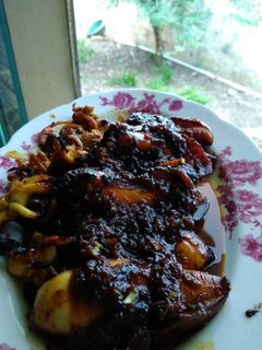 Foto resep Cumi bakar pedas manis