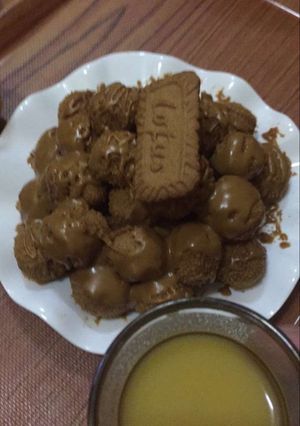 صورة لوصفة كرات اللوتس ع طريقتي