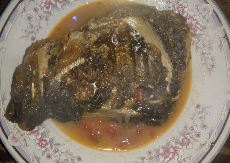 Recipe of Quick Spicy Fish head stew