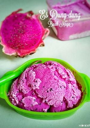 Foto resep Es Dung Dung Buah Naga