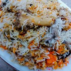 A picture of Mutton Dehli Biryani (Plain).