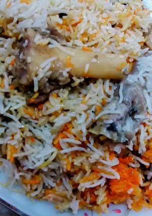 A picture of Mutton Dehli Biryani (Plain).