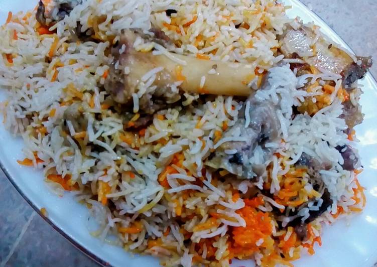 Mutton Dehli Biryani (Plain)