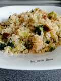 Salteado de quinoa y brócoli