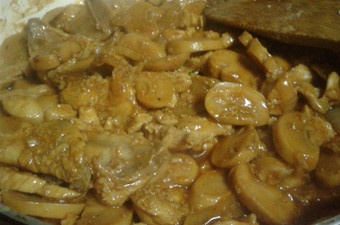 Resep Ayam with jamur kancing masak sos tiram Menu Enak