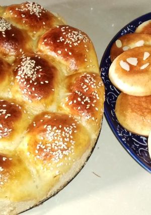صورة لوصفة شهدة وبيني بعجينة واحدة