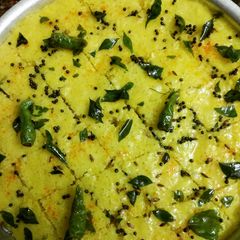 A picture of Buttermilk Dhokla.
