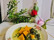 Gambar daun pepaya jepang santan
