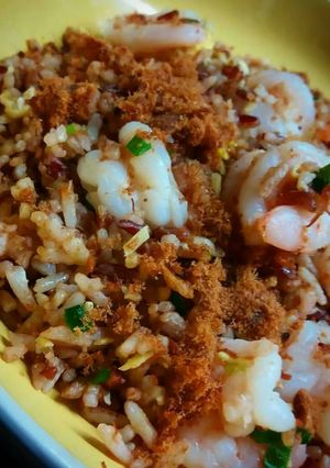 Foto resep Nasi Goreng Abon Sapi & Udang Gurih