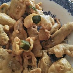 A picture of Bhindi pakauda.
