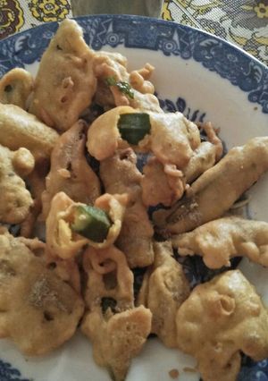 A picture of Bhindi pakauda.
