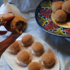 A picture of Tiramisu truffles.
