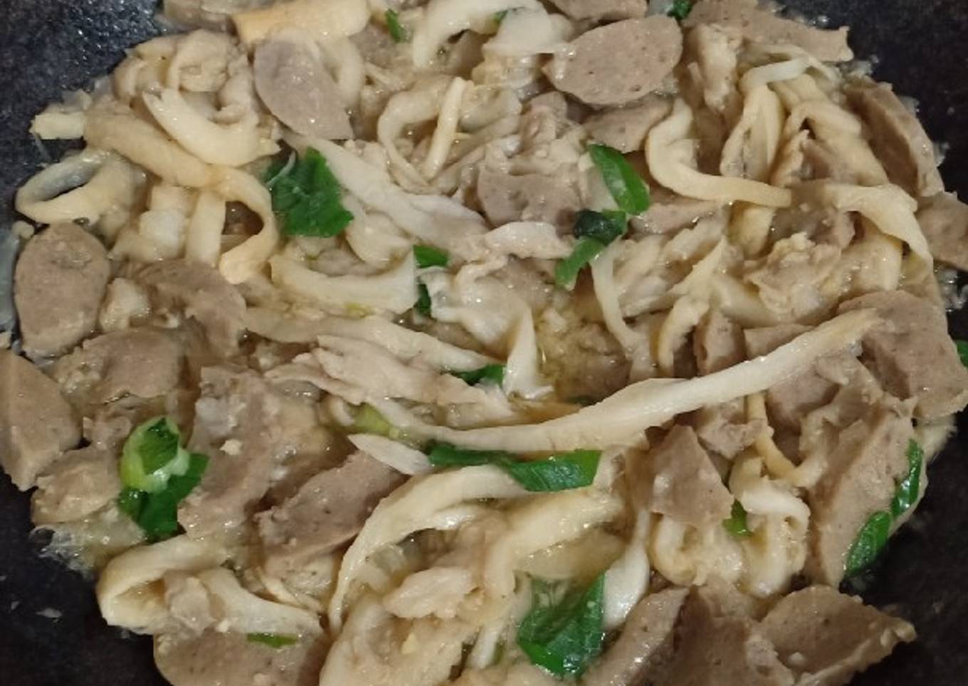 Tumis Jamso(jamur bakso🤭)
