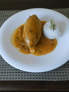 Una foto de Calamares rellenos de gulas