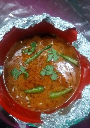A picture of Malai Sabzi.