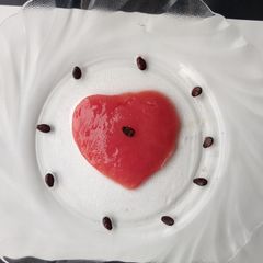 A picture of Watermelon Jelly - A simple and easy homemade jelly.