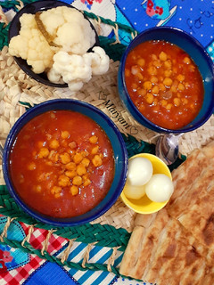 عکسی از دستور سوپ نخود یونانی