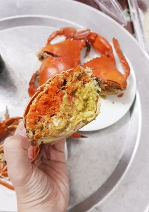 Hình của món Cua hấp.